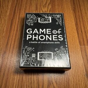 Breaking Games Game of Phones Card Game Unisex OS Black New Sealed Strategy